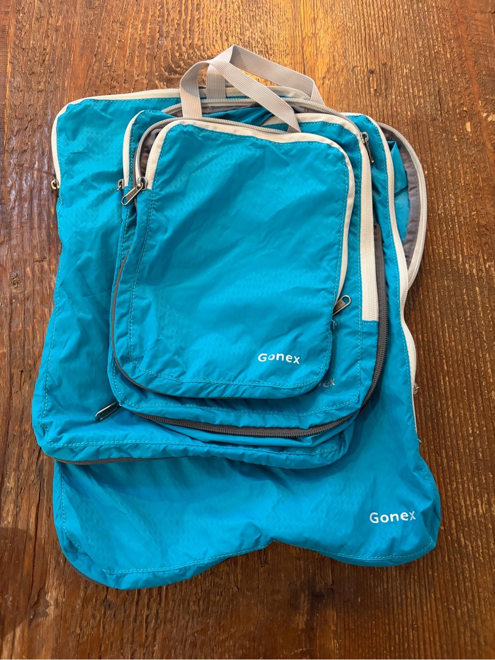 Gonex Travel Packing Cube Set — Bright Turquoise